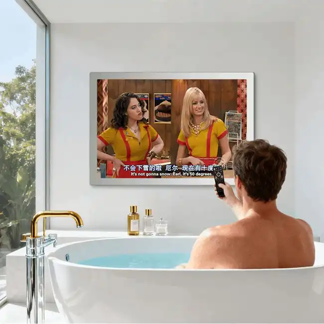 Waterproof Bathroom TV for High-End Homes: Wall-Mounted vs. Recessed Installation